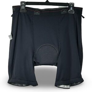 Zoic Padded Bicycling Shorts Size Large Cycle Cycling Bike Wheelmen‎ Activewear